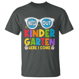 Back to School Kinder T Shirt Funny Kindergarten Teacher Team TS10 Dark Heather Print Your Wear