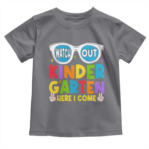 Back to School Kinder Toddler T Shirt Funny Kindergarten Teacher Team TS10 Charcoal Print Your Wear