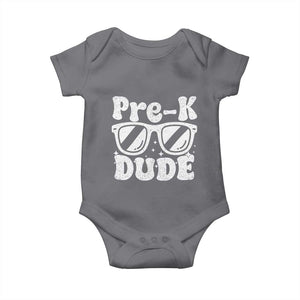 Pre-k Dude Baby Onesie Funny Back to School First Day of Preschool TS10 Charcoal Print Your Wear