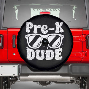 Pre-k Dude Spare Tire Cover Funny Back to School First Day of Preschool TS10 Black Print Your Wear