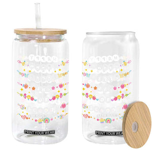 Happy First Day Of School Glass Can Teacher Kids Back To School Bracelets TS10 Print Your Wear