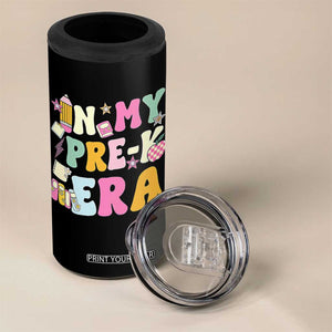 In My Pre-K Era 4 in 1 Can Cooler Tumbler Girl Back To School Cute PreSchool Teacher TS10 Print Your Wear