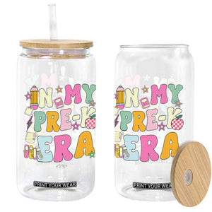 In My Pre-K Era Glass Can Girl Back To School Cute PreSchool Teacher TS10 Print Your Wear
