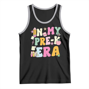 In My Pre-K Era Tank Top Girl Back To School Cute PreSchool Teacher TS10 Black Athletic Heather Print Your Wear