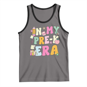 In My Pre-K Era Tank Top Girl Back To School Cute PreSchool Teacher TS10 Deep Heather Black Print Your Wear