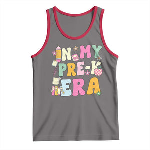 In My Pre-K Era Tank Top Girl Back To School Cute PreSchool Teacher TS10 Deep Heather Red Print Your Wear