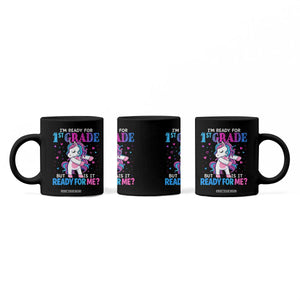 Funny Back To School 1st Grade Coffee Mug First Grade Unicorn Girls TS10 Print Your Wear