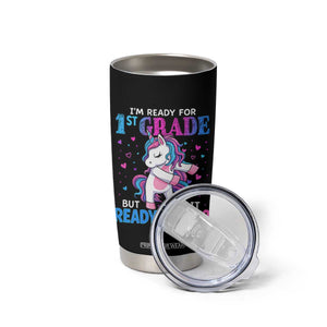 Funny Back To School 1st Grade Tumbler Cup First Grade Unicorn Girls TS10 Print Your Wear