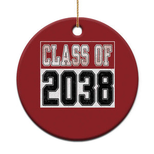 Class of 2038 Christmas Ornament Grow With Me To Graduation TS10 Print Your Wear