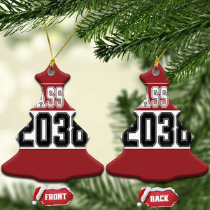 Class of 2038 Christmas Ornament Grow With Me To Graduation TS10 Christmas Tree Red Print Your Wear