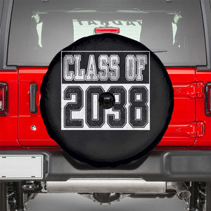 Class of 2038 Spare Tire Cover Grow With Me To Graduation TS10 Black Print Your Wear