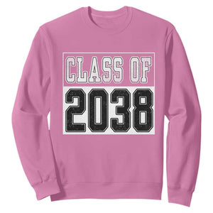 Class of 2038 Sweatshirt Grow With Me To Graduation TS10 Azalea Print Your Wear