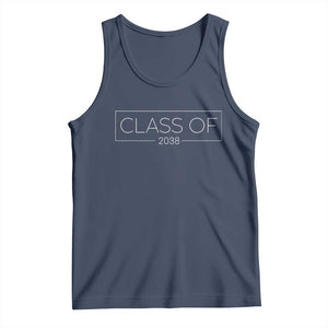 Class of 2037 Tank Top Grow With Me First Day of School Graduation Gift TS10 Navy Print Your Wear