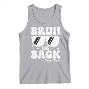 Personalized Back To School Tank Top Custom Name Happy First Day Of School TS10 Athletic Heather Print Your Wear