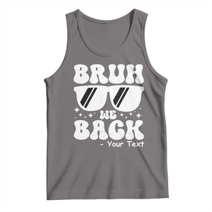 Personalized Back To School Tank Top Custom Name Happy First Day Of School TS10 Deep Heather Print Your Wear