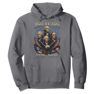 Founding Fathers USA 250th Anniversary Hoodie Vintage 250 Years 1776 2026 Patriotic Eagle American Flag
