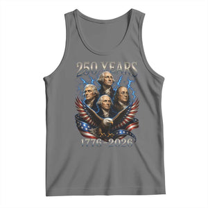 Founding Fathers USA 250th Anniversary Tank Top Vintage 250 Years 1776 2026 Patriotic Eagle American Flag
