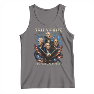 Founding Fathers USA 250th Anniversary Tank Top Vintage 250 Years 1776 2026 Patriotic Eagle American Flag