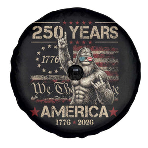 Bigfoot Sasquatch USA 250th Anniversary Spare Tire Cover Retro 250 Years 1776 2026 4th of July Independence Day