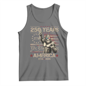Bigfoot Sasquatch USA 250th Anniversary Tank Top Retro 250 Years 1776 2026 4th of July Independence Day