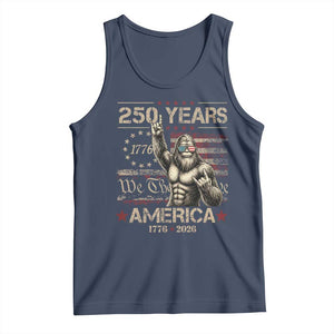 Bigfoot Sasquatch USA 250th Anniversary Tank Top Retro 250 Years 1776 2026 4th of July Independence Day