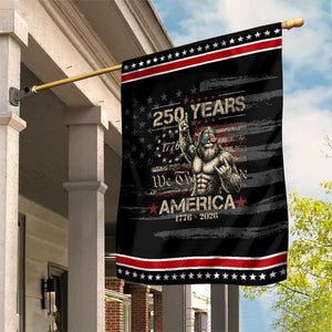 Bigfoot Sasquatch USA 250th Anniversary Patriotic Garden Flag Retro 250 Years 1776 2026 4th of July Independence Day
