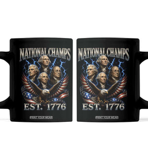 Founding Fathers USA 250th Anniversary Coffee Mug Vintage National Champions 250 Years Patriotic American Flag