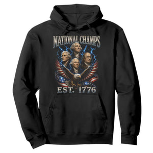 Founding Fathers USA 250th Anniversary Hoodie Vintage National Champions 250 Years Patriotic American Flag
