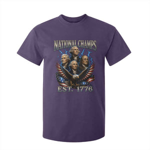 Founding Fathers USA 250th Anniversary T Shirt For Kid Vintage National Champions 250 Years Patriotic American Flag
