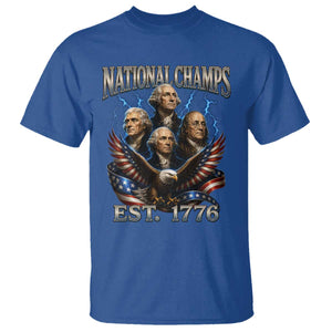 Founding Fathers USA 250th Anniversary T Shirt Vintage National Champions 250 Years Patriotic American Flag