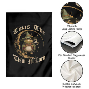 Twas the Tism MLord Frog Garden Flag Funny Anti Social Meme TS10 Print Your Wear