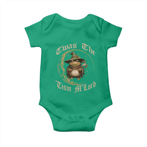 Twas the Tism MLord Frog Baby Onesie Funny Anti Social Meme TS10 Irish Green Print Your Wear