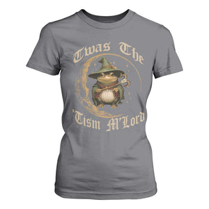 Twas the Tism MLord Frog T Shirt For Women Funny Anti Social Meme TS10 Charcoal Print Your Wear