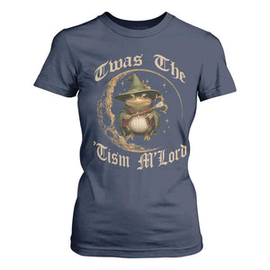 Twas the Tism MLord Frog T Shirt For Women Funny Anti Social Meme TS10 Navy Print Your Wear