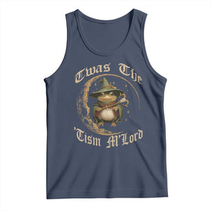 Twas the Tism MLord Frog Tank Top Funny Anti Social Meme TS10 Navy Print Your Wear