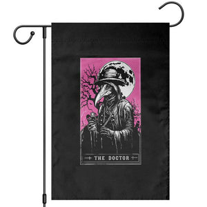 Plague Doctor Tarot Card Garden Flag Mysterious Horror Death Occult Satanic TS10 Black Print Your Wear
