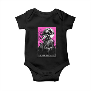 Plague Doctor Tarot Card Baby Onesie Mysterious Horror Death Occult Satanic TS10 Black Print Your Wear