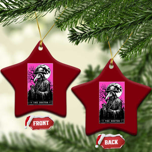 Plague Doctor Tarot Card Ceramic Ornament Mysterious Horror Death Occult Satanic TS10 Print Your Wear