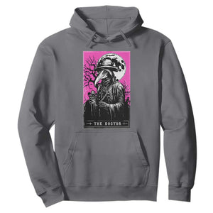 Plague Doctor Tarot Card Hoodie Mysterious Horror Death Occult Satanic TS10 Charcoal Print Your Wear