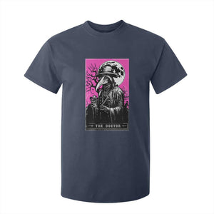Plague Doctor Tarot Card T Shirt For Kid Mysterious Horror Death Occult Satanic TS10 Navy Print Your Wear