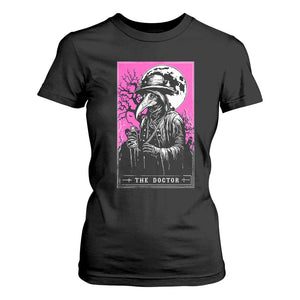 Plague Doctor Tarot Card T Shirt For Women Mysterious Horror Death Occult Satanic TS10 Black Print Your Wear
