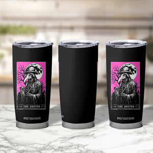 Plague Doctor Tarot Card Tumbler Cup Mysterious Horror Death Occult Satanic TS10 Print Your Wear