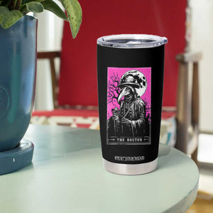 Plague Doctor Tarot Card Tumbler Cup Mysterious Horror Death Occult Satanic TS10 Print Your Wear