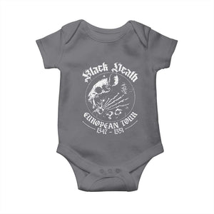 Plague Rat Baby Onesie Black Death European Tour Medieval History Goth TS10 Charcoal Print Your Wear