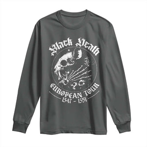 Plague Rat Long Sleeve Shirt Black Death European Tour Medieval History Goth TS10 Dark Heather Print Your Wear