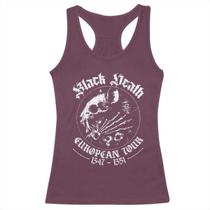 Plague Rat Racerback Tank Top Black Death European Tour Medieval History Goth TS10 Maroon Print Your Wear