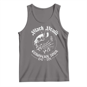 Plague Rat Tank Top Black Death European Tour Medieval History Goth TS10 Deep Heather Print Your Wear