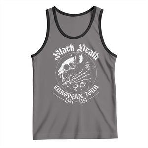 Plague Rat Tank Top Black Death European Tour Medieval History Goth TS10 Deep Heather Black Print Your Wear