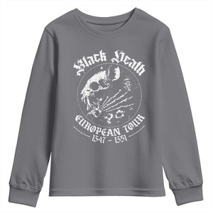 Plague Rat Youth Sweatshirt Black Death European Tour Medieval History Goth TS10 Charcoal Print Your Wear