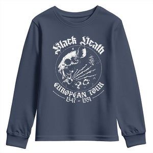 Plague Rat Youth Sweatshirt Black Death European Tour Medieval History Goth TS10 Navy Print Your Wear